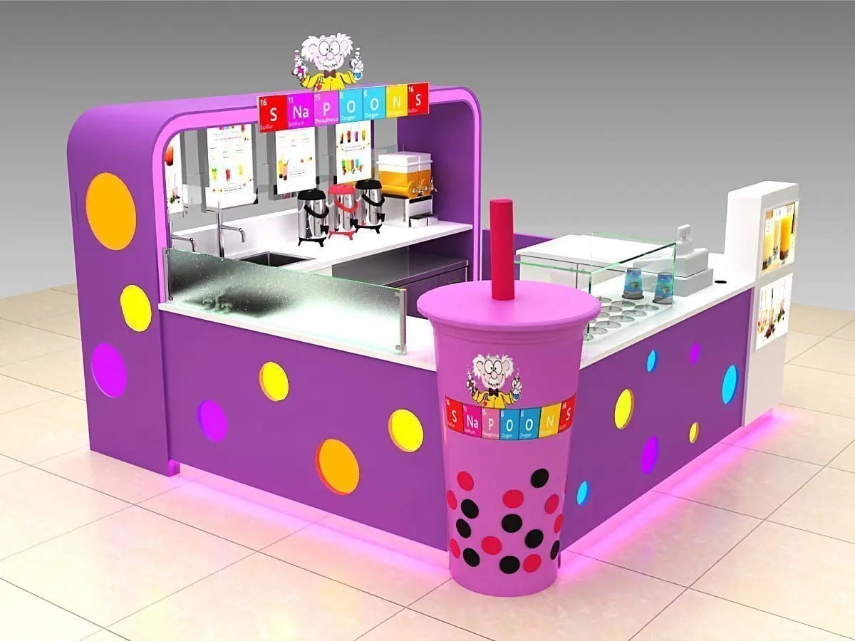 YumYum Bubble Tea's Kiosk Option